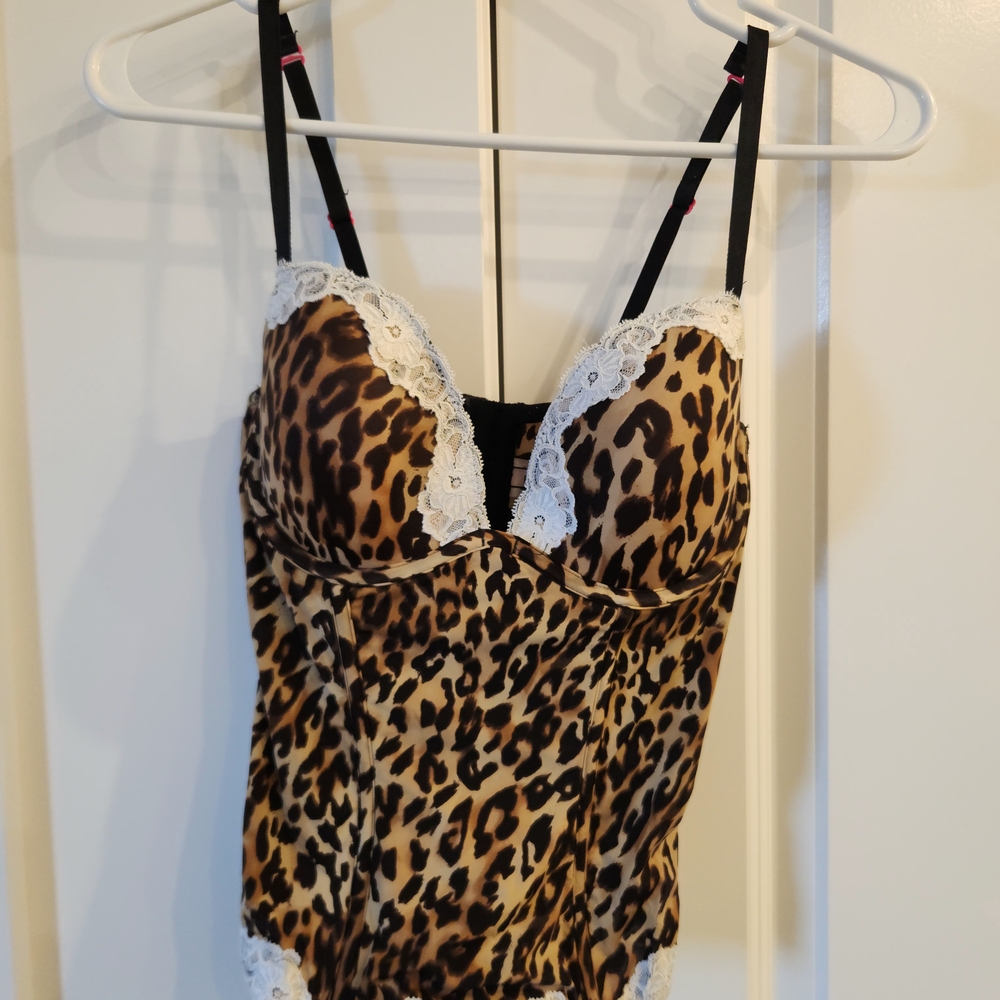La SENZA Brown and Black Leopard Print Bra
